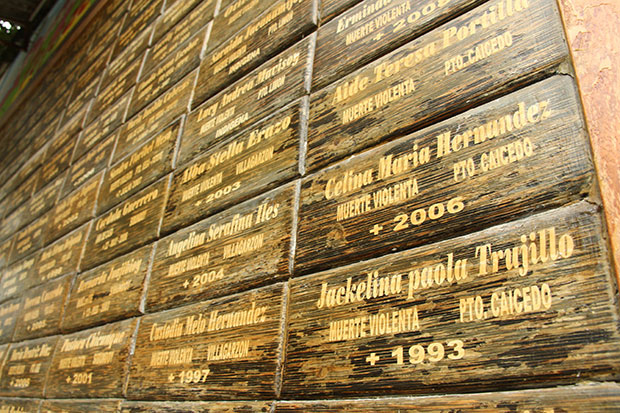 Mural mujeres en Putumayo