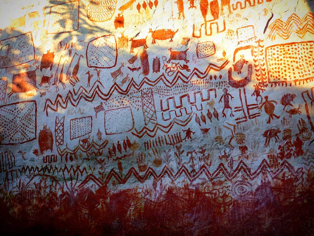 Pinturas rupestres en San José del Guaviare. Foto cortesía Eco Amem @ecoamem