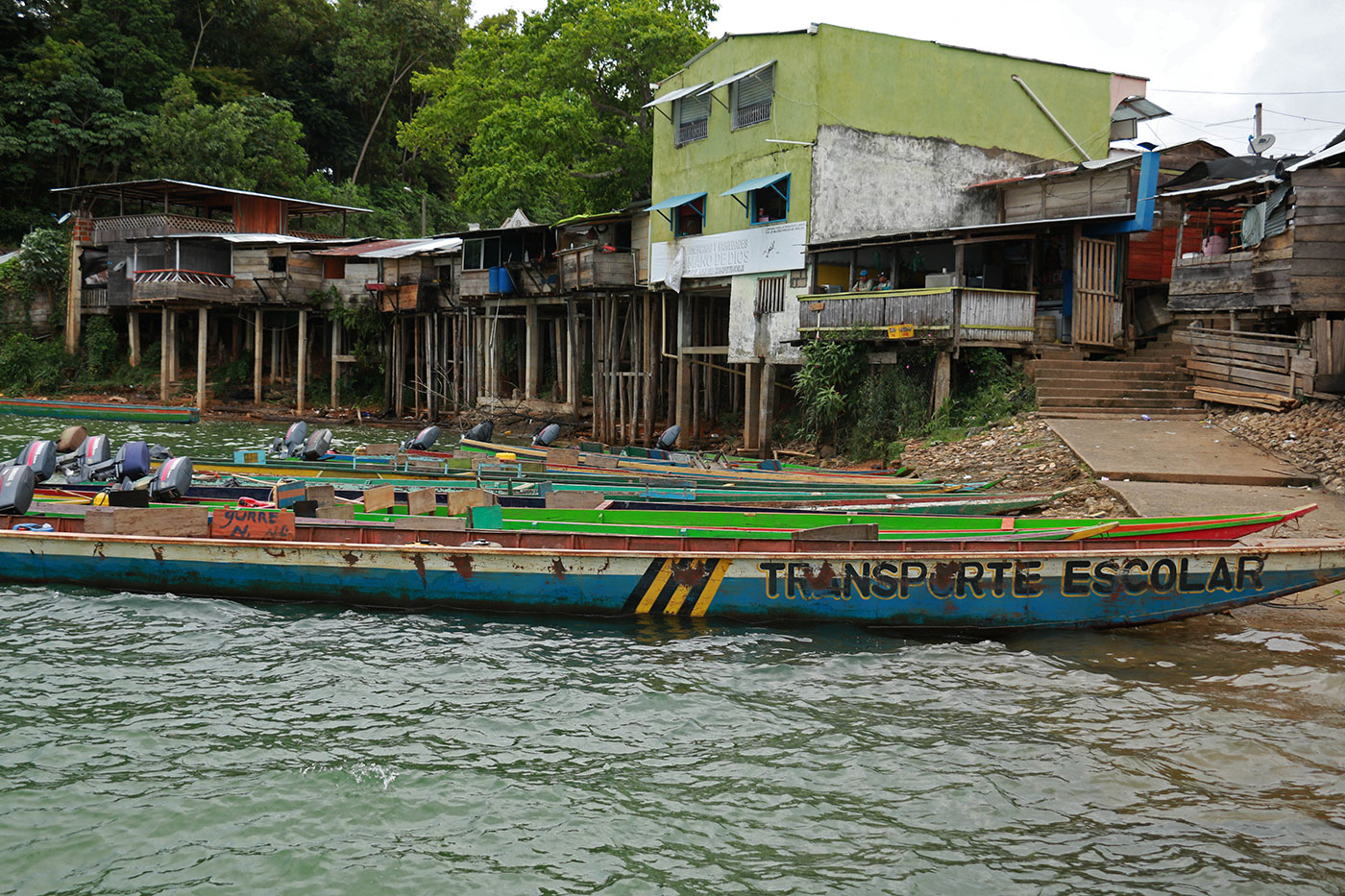 Puerto Frasquillo, donde inicia la represa Urrá I, Tierralta. Foto Bibiana Ramírez