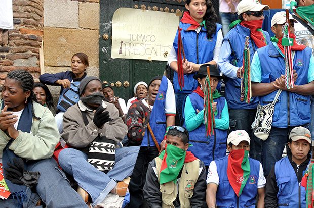 Indígenas en el Cauca