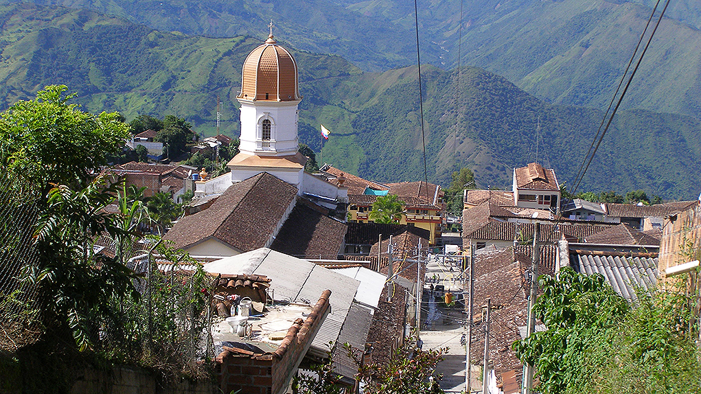 Panorámica del municipio de Ituango, Antioquia.