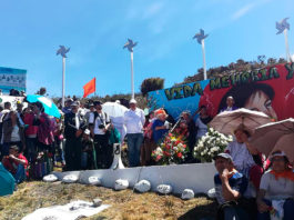 Undécima conmemoración de la masacre del páramo de La Sarna