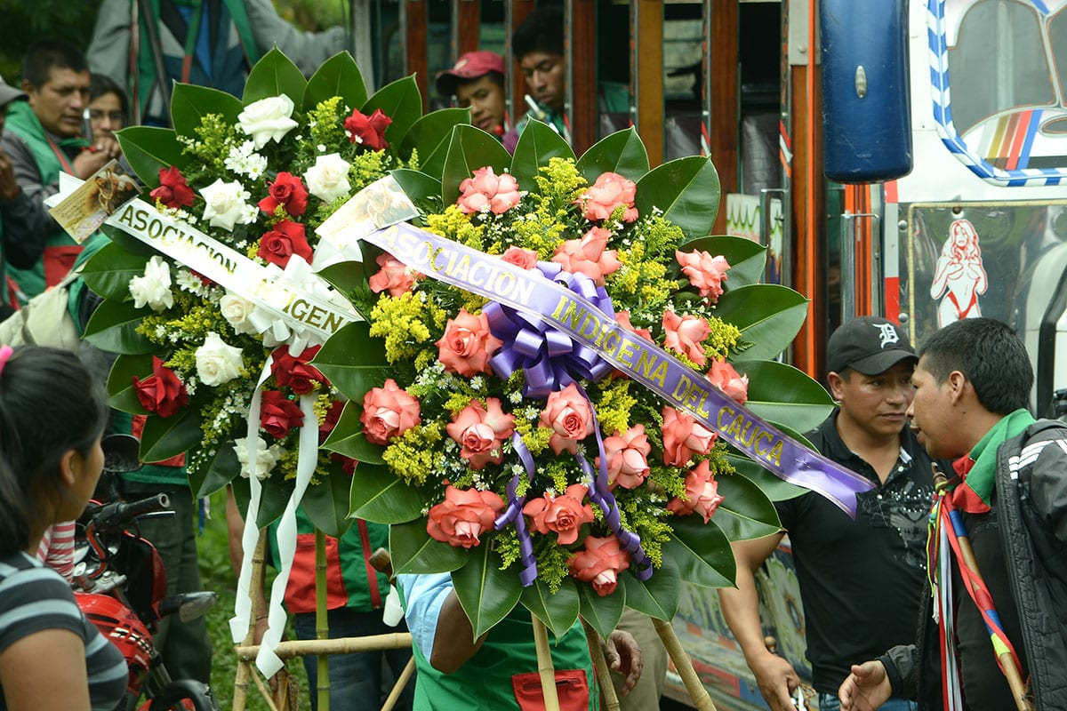 Sin importar que los líderes asesinados fueran de San Francisco y Toribío, los miembros de los otros 13 resguardos sintieron el dolor como propio.