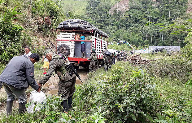 amenazas zonas veredales 3