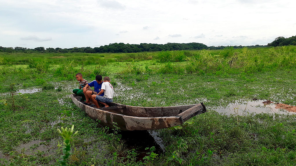 Ciénagas secas en Cesar