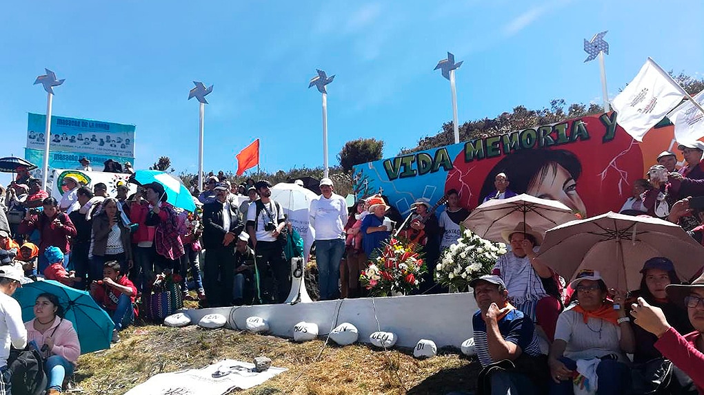 Undécima conmemoración de la masacre del páramo de La Sarna