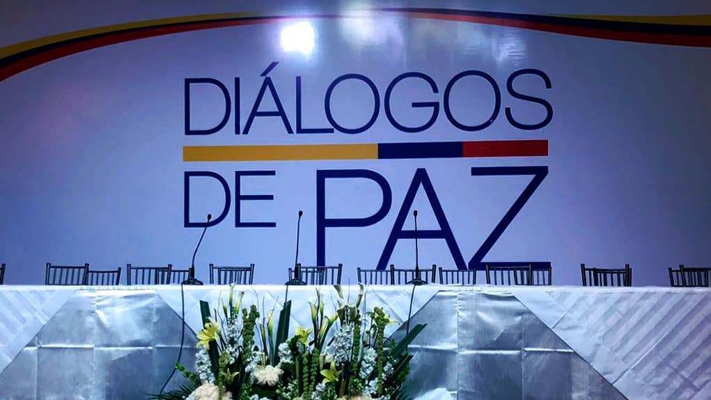 Mesa de negociaciones de Quito del gobierno de Colombia y el ELN