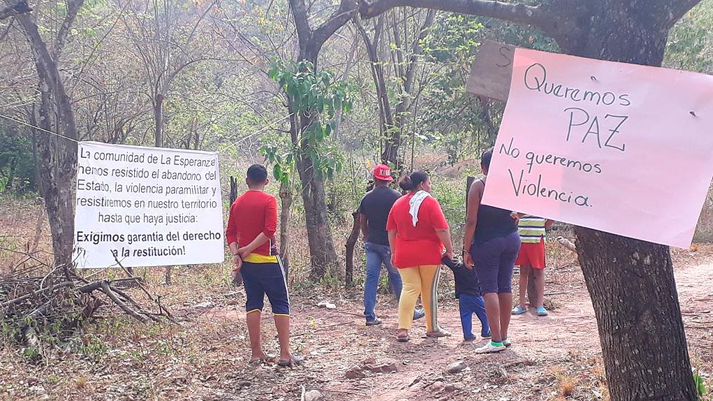 Solicitud de medidas cautelares para campesinos de La Esperanza