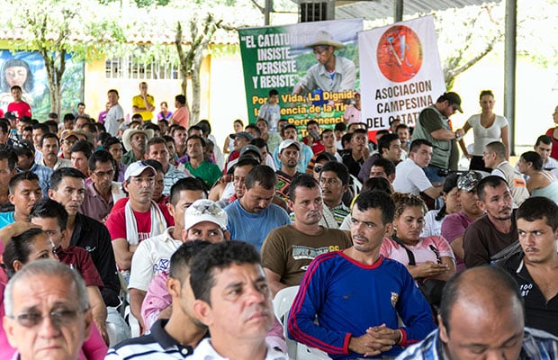 Asamblea en el Catatumbo