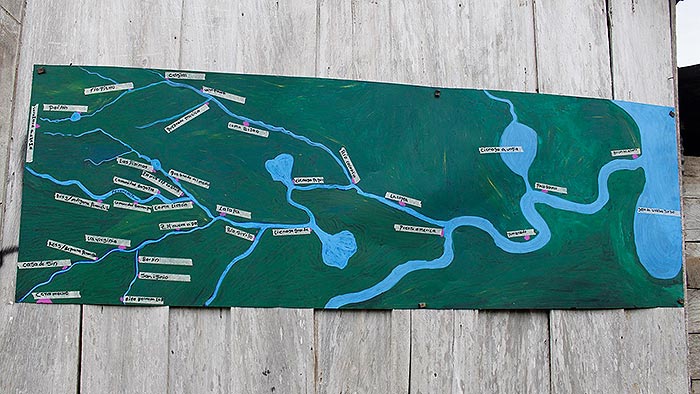 mapa hídrico de Cacaria