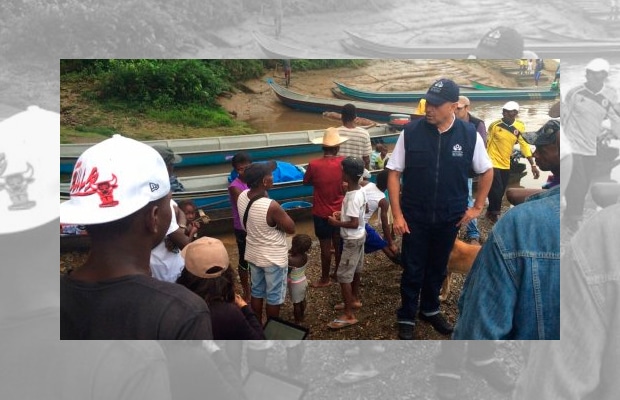 Desplazados tras bombardeo en Guapi ascienden a 394