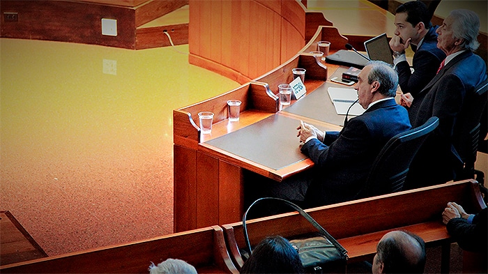 Audiencia de Luis Alfredo Ramos en la Corte Suprema de Justicia.</p><figcaption class=