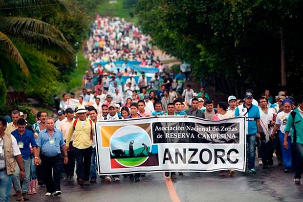 Marcha en el Catatumbo
