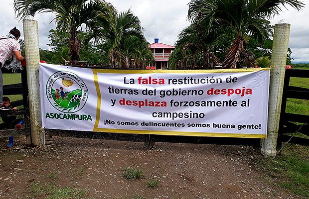 Opositores vencidos en juicio se empeñan en afectar restitución en Urabá