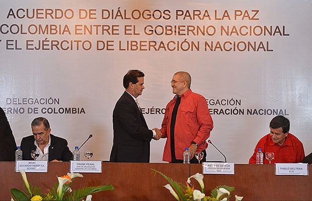 Proceso de paz con el Eln