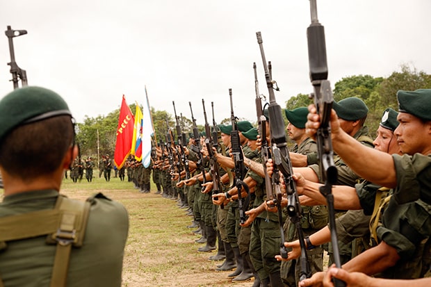 Campamento armas Farc